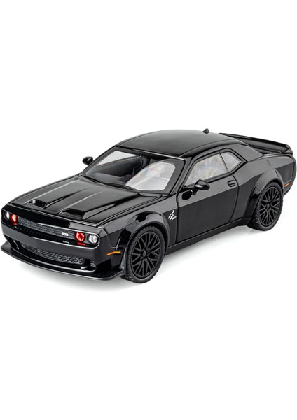 1:32 Dodge Savaş Atı Hellcat Kas Araba Alaşım Model Araba Ses ve Işık Bumerang Erkek Oyuncakları (Yurt Dışından)