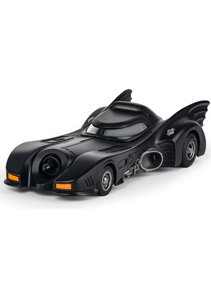 1:24 Batman Chariot Alaşımlı Araba Modeli Simülasyon Sprey Ses ve Işık Geri Güç Süsleri (Yurt Dışından)