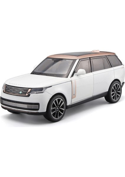 1:32 Land Rover Range Rover Sv Alaşımlı Araba Taklidi Gerçek Arazi Aracı Ses ve Işık Bumerang Süsleri (Yurt Dışından)