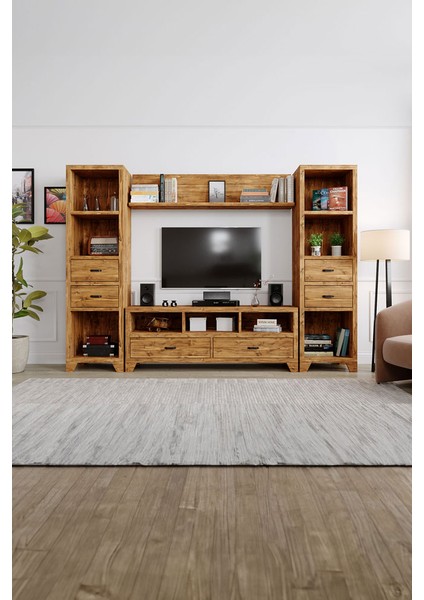 Sarmaşık Tv Ünitesi – %100 Gerçek Ağaç