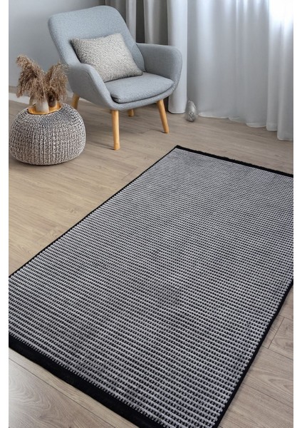 Modern Şönil Kilim Halı Yıkanabilir Kaymaz Tabanlı Yumuşak İnce Yapısı ile Her Alana Uyumlu Gri fiyatları