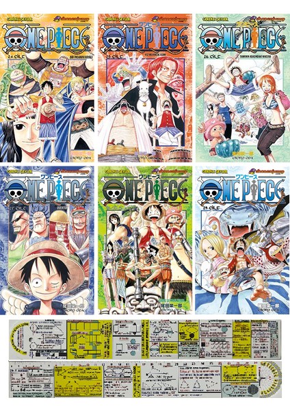 One Piece 24-25-26-27-28-29. Ciltler Manga Seti + Mat. Öğreten Cetvel