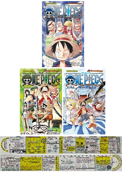 One Piece 27-28-29. Ciltler Manga Seti + Mat. Öğreten Cetvel