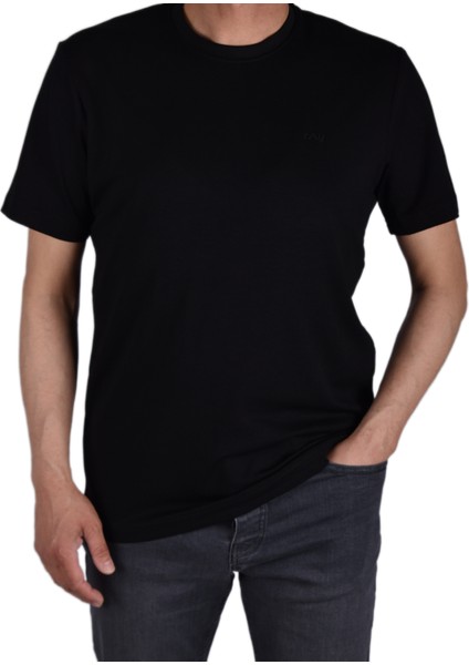 RYM-6030 Modal Tişört/siyah/2xl