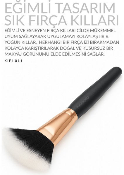Kifi 011 Premium Açılı Allık ve Kontür Makyaj Fırçası fiyatları