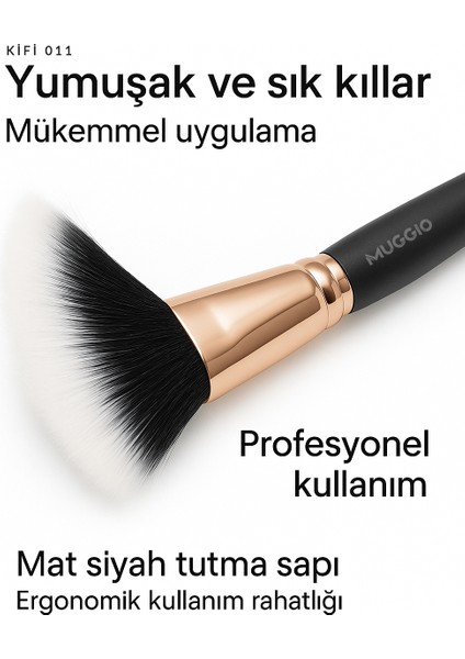 Kifi 011 Premium Açılı Allık ve Kontür Makyaj Fırçası modelleri