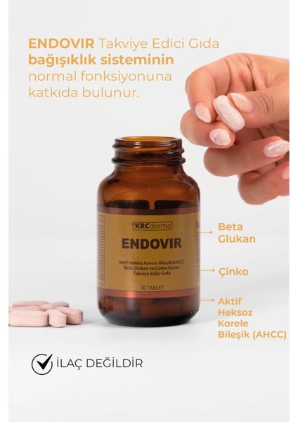 Endovir Takviye Edici Gıda 30 Tablet