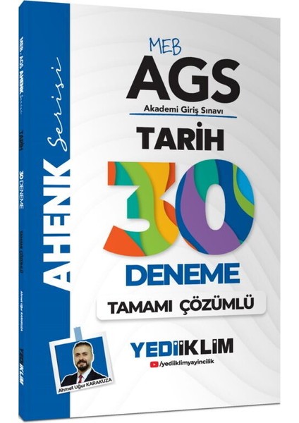 Yediiklim Yayınları Meb Ags Ahenk Tarih Tamamı Çözümlü 30 Deneme