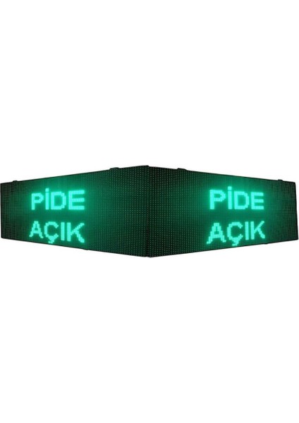 LED Tabela Çift Taraflı Yeşil Kayan Yazı-Wifi 48X96CM