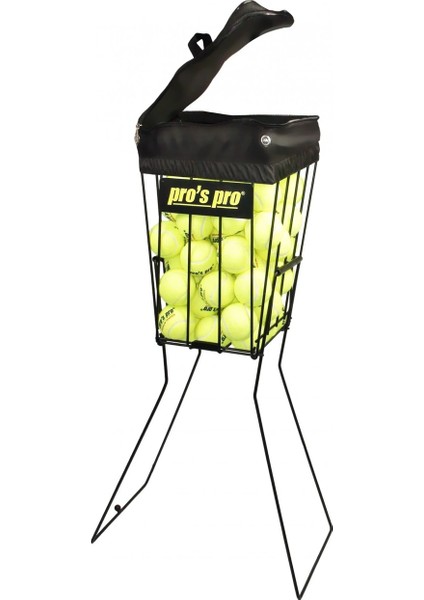 Pros Pro Fermuarlı Brandalı Tenis Topu Toplama Sepeti 72 Top Kapasiteli P1888