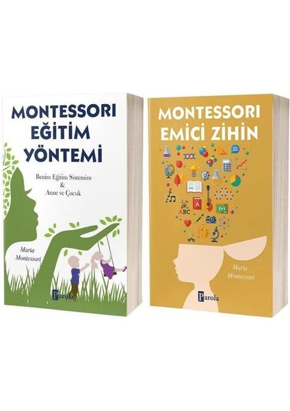 Montessori Serisi Seti 2 Kitap Takım