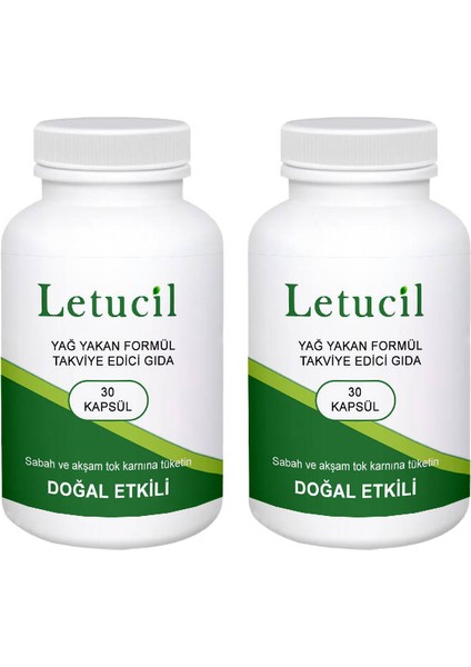 2 Adet 30 Lu Caps -Biberiyenin ve Yeşil Çayın Gücüyle Hafifleyin Incelin