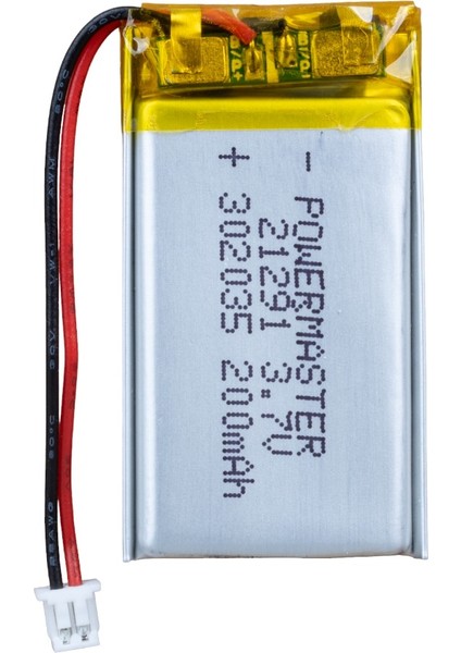 3.7 Volt 200 Mah Lityum Polimer Pil (4172)
