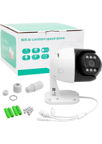 2 Mp 3.6mm 1080P Wıfı Speed Dome Ptz Kamera (4172)
