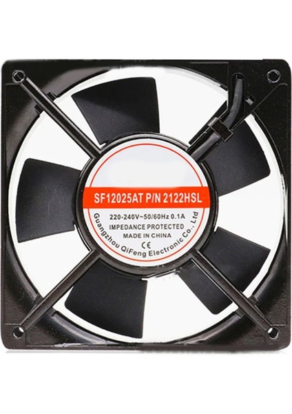 120X120X25 mm 220 Volt Metal Kasa Fan (4172)
