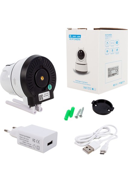 Bebek Wı-Fı 2mp Iki Yönlü Ses Ip Kamera Tf /P2P (4172)