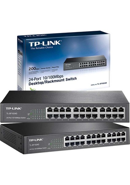 Tp-Lınk TL-SF1024D 24 Port 10/100 Mbps Swıtch (4172)