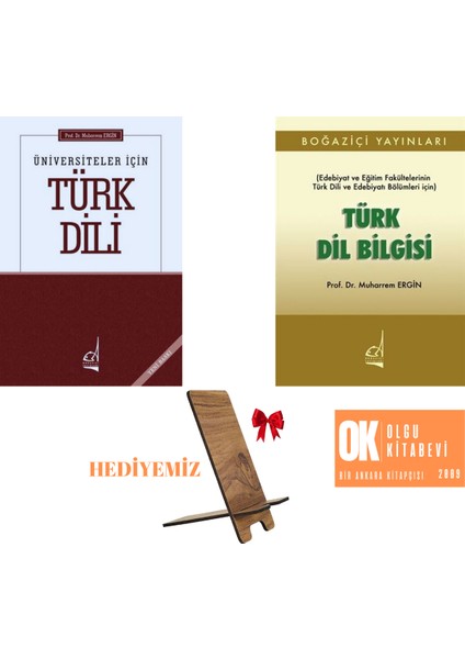 Üniversiteler Için Türk Dili - Türk Dil Bilgisi / 2 Kitap Set - Muharrem Ergin