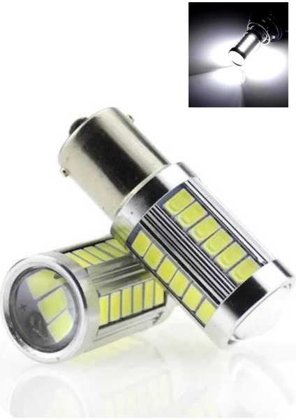 TC24-223000 Ampul Tek Duy 93 12V 33 LED Mercekli Beyaz