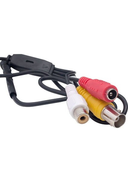 3.6mm 800 Tvl 1/4 Sensor Ses Çıkışlı Siyah Vida Model Mini Kamera (4172)