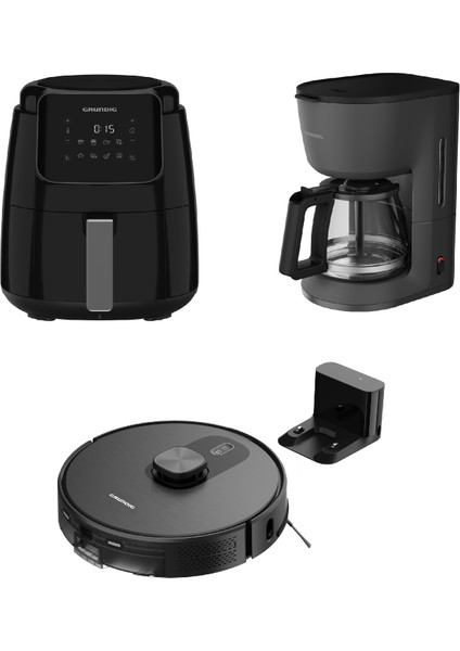 Üçlü Yazlık Paketi - VCR6330 Robot Süpürge - FK4310 Filtre Kahve - FRA4335S Airfryer