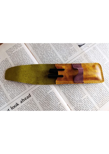 Crazy Hors Hakiki Deri El Emeği Özel Kalemleriniz Için Kalemlik Kalem Kutu 27 cm 6 cm W110 indirimleri