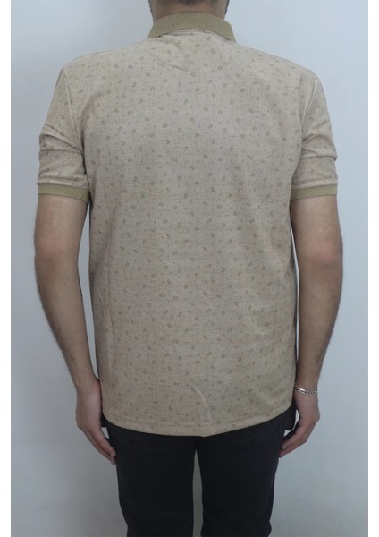 Fistan Store Erkek Desenli Klasik Kesim Normal Kalıp Polo Yaka Tişört modelleri