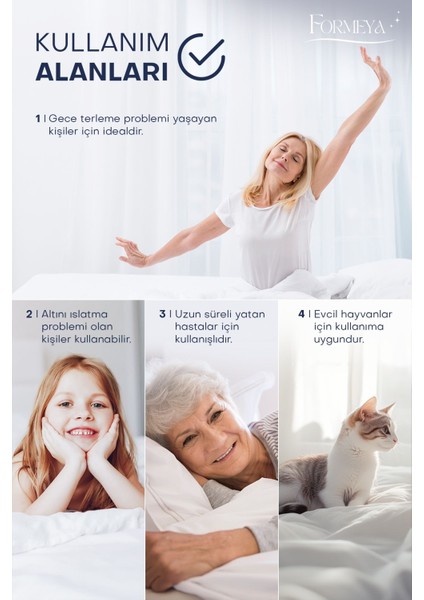 Adelya Mikrofiber Alez Kapitone Fitted Sıvı Geçirmez Yatak Koruyucu