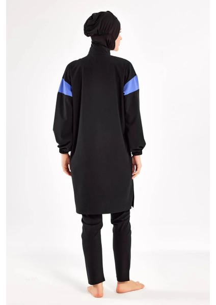 Sporcu Likra Paraşüt Kumaş Hızlı Kuruyan Kadın Tesettür Mayo 251226 indirimleri