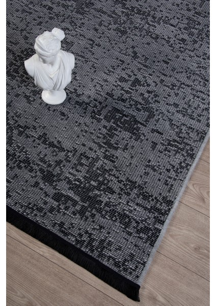 Şönil Kilim Halı Yıkanabilir Kaymaz Tabanlı Yumuşak İnce Yapısı ile Her Alana Uyumlu Gri modelleri