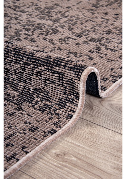 Şönil Kilim Halı Yıkanabilir Kaymaz Tabanlı Yumuşak İnce Yapısı ile Her Alana Uyumlu Bej indirimleri