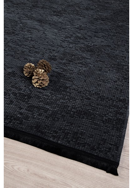 Şönil Kilim Halı Yıkanabilir Kaymaz Tabanlı Yumuşak İnce Yapısı ile Her Alana Uyumlu Antrasit fiyatları