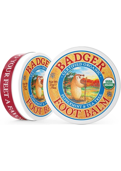 Kuru Ciltler Için Tazeleyici Çay Ağacı Kokulu Ayak Kremi (21 Gr)