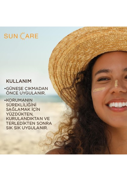 Sun Care Çok Yüksek Korumalı Kuru Ciltler Için Renkli Güneş Kremi Tinted Spf 50+ 50 ml