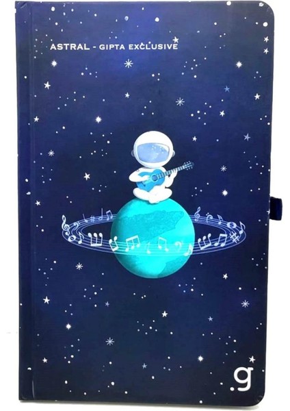Defter Astral 13*21 Dikişli Sert KPK.96YP Çizgili Müzik