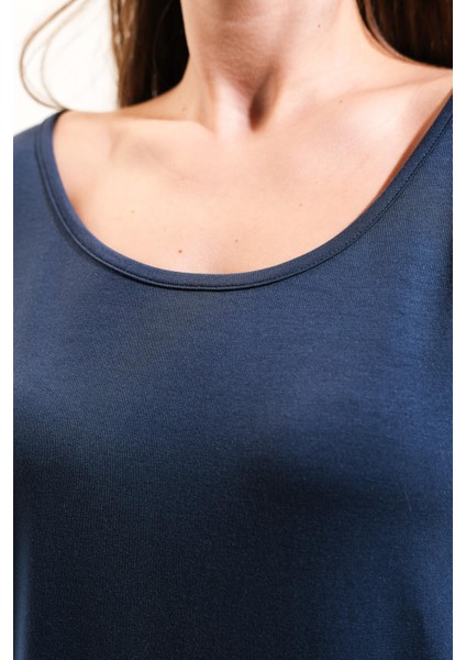 725107_KADIN Düşük Kollu Yuvarlak Yakalı Cool&comfort Tshirt fiyatları