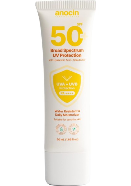 Broad Güneş Kremi Yüksek Koruma Spf 50 Nemlendirici Etkili Güneş Koruyucu Krem