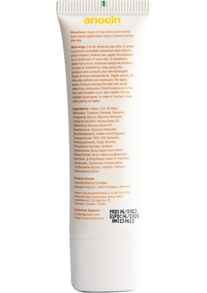 Broad Güneş Kremi Yüksek Koruma Spf 50 Nemlendirici Etkili Güneş Koruyucu Krem