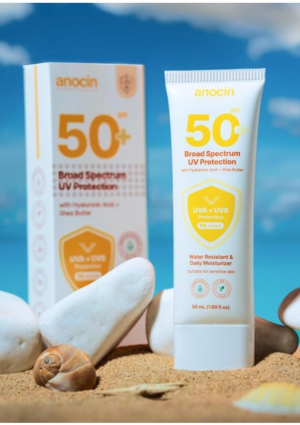Broad Güneş Kremi Yüksek Koruma Spf 50 Nemlendirici Etkili Güneş Koruyucu Krem