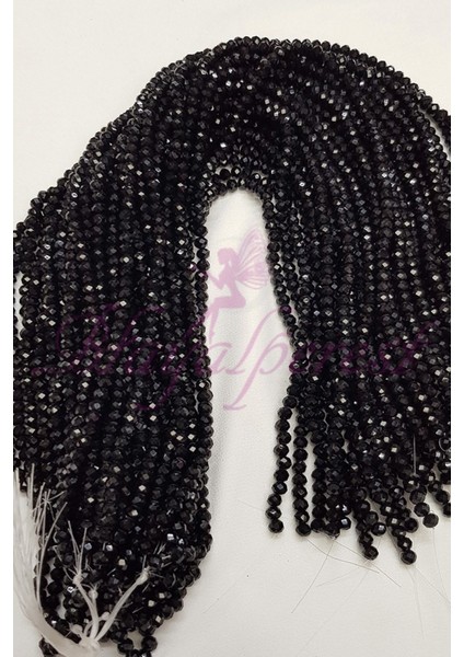 Mat Siyah Kristal Boncuk 6 mm fiyatları