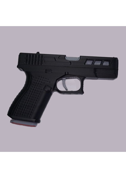 Glock 19 Replica Kabzada Türk Bayrağı Hareketli Kapak ve Tetik Çıkarılabilir Şarjör Oyuncak Toy