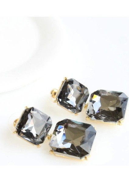 Vıp Baget Zirkon Taşlı Tasarım Kararmaz Renk Atmaz Kadın Çelik Küpe modelleri