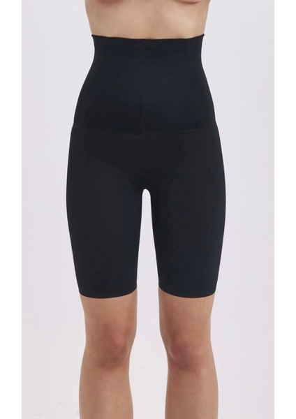 4007 Poliyamid Lazer Kesim Göbek Toparlayıcı Short