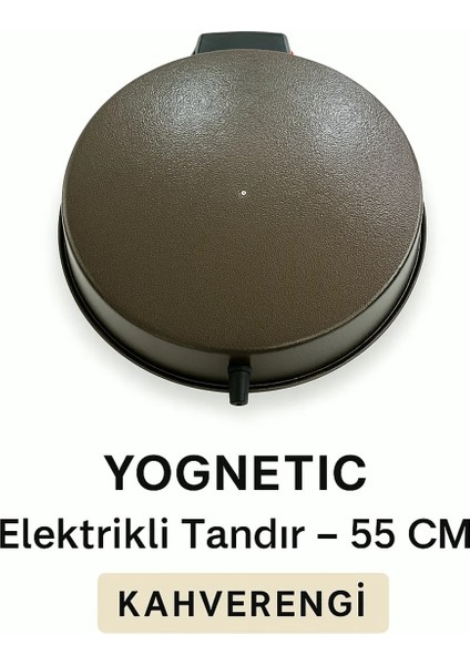 Jumbo Büyük Boy Elektrikli Tandır | Ekmek Yapma Makinesi | Statik Boyalı Büyük Boy Tandır - KAHVE