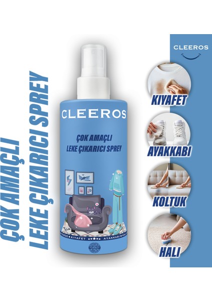 Çok Amaçlı Etkili Leke Çıkarıcı Temizlik Spreyi