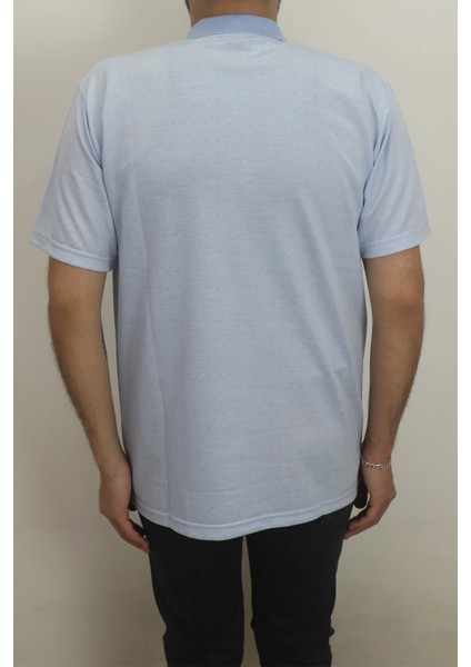 Fistan Store Erkek Desenli Klasik Kesim Rahat Kalıp Tek Cepli Polo Yaka Tişört modelleri