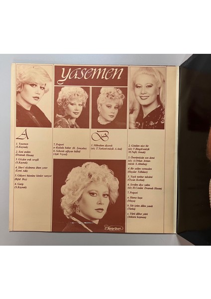 Muazzez Abacı Yasemen Lp Plak (Orjnal 1981 Dönem Baskı Plak) modelleri