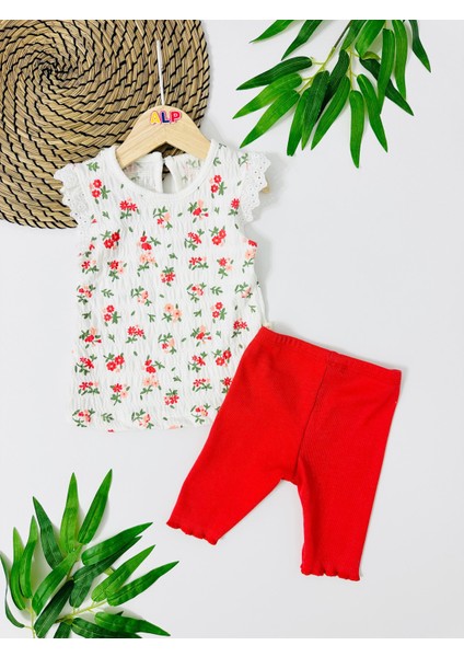 Rwanda Müslin Taytlı Takım - Narçiçeği