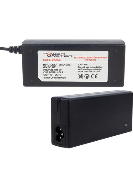 Notebook Adaptör SL-NBA86 Ibm 20V/4.5A 7.9*5.5 Uç (5132)
