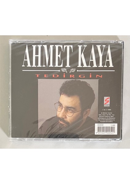 Ahmet Kaya Şarkılarım Tedirgin CD (Jelatininde Sıfır Cd)